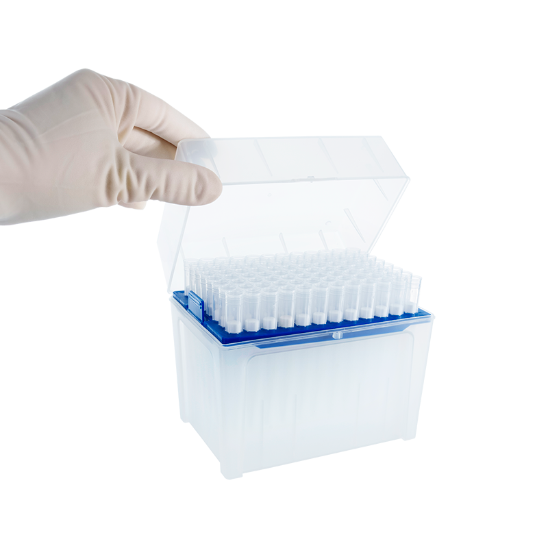 Universal Pipette Tips with Filter, 100-1000 µL, Transparent - 96 tips per Rack/10 racks per Box/5 Boxes per Case