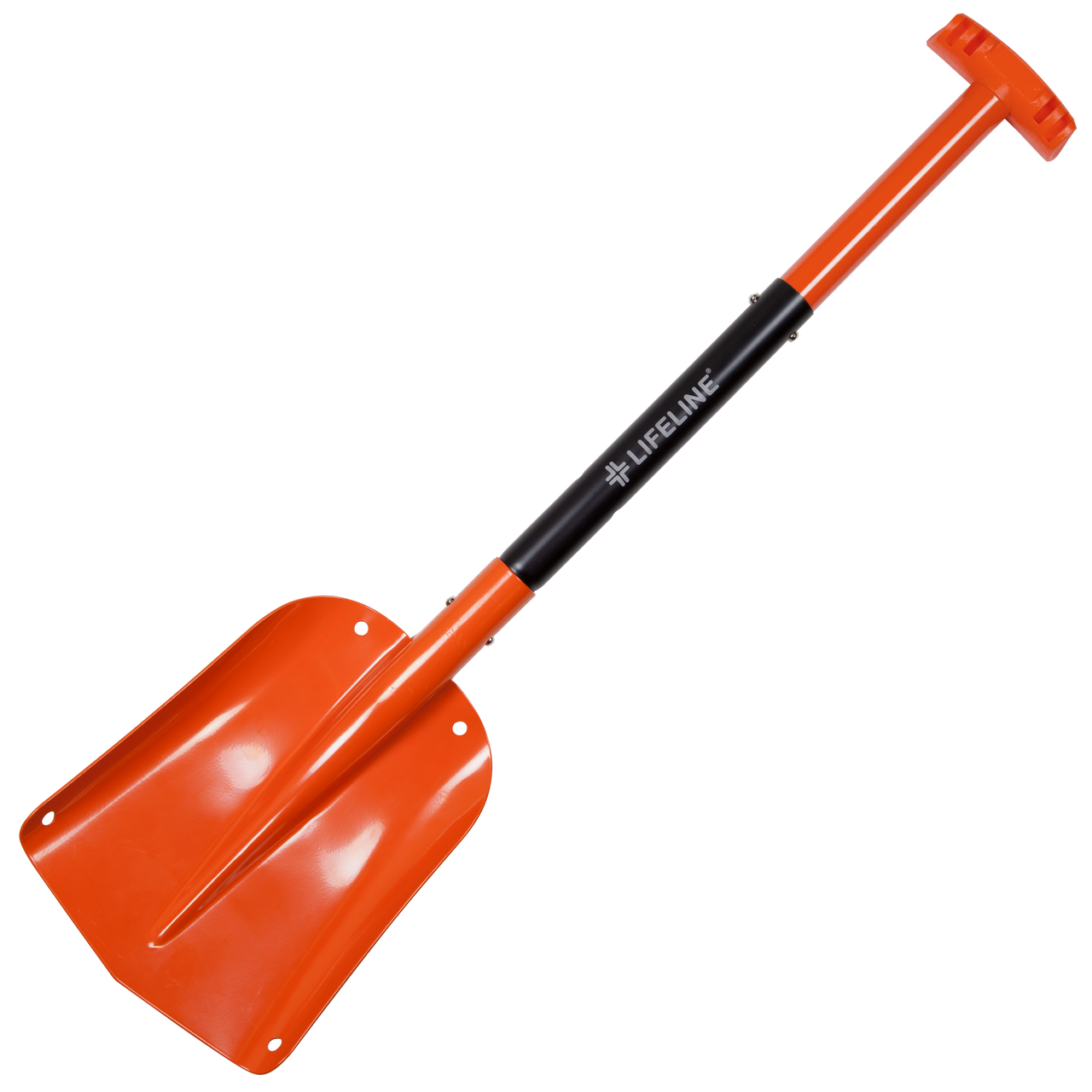 Aluminum Utility Shovel - Orange/Black
