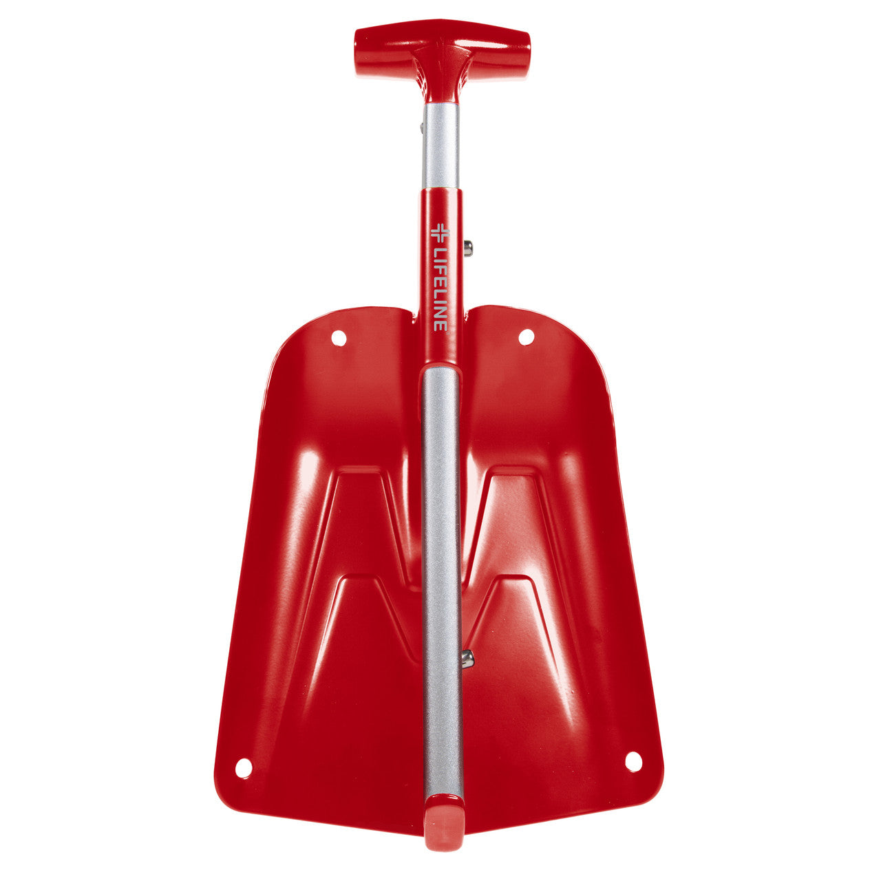 Aluminum Collapsing Auto Utility Shovel- Red