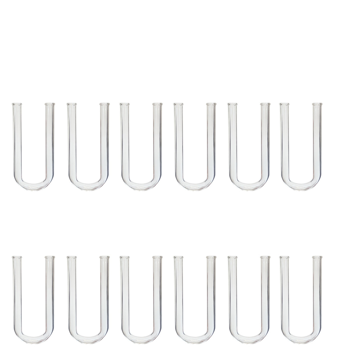 Drying Tube, U-Shaped, Borosilicate Glass, 150mm, Pack of 10