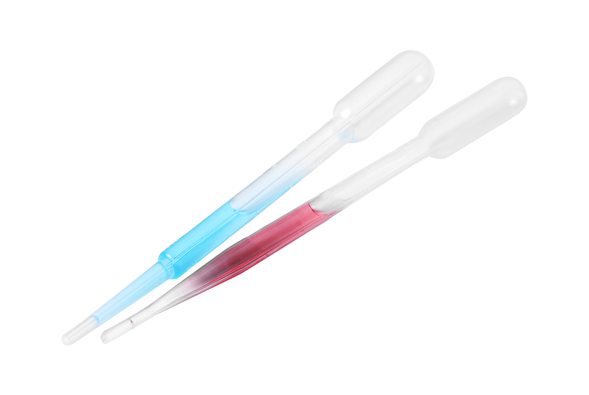 Transfer Pipettes, Sterile, 3 mL - 1 per pouch/100 pouches per Bag//5 Bags per Case