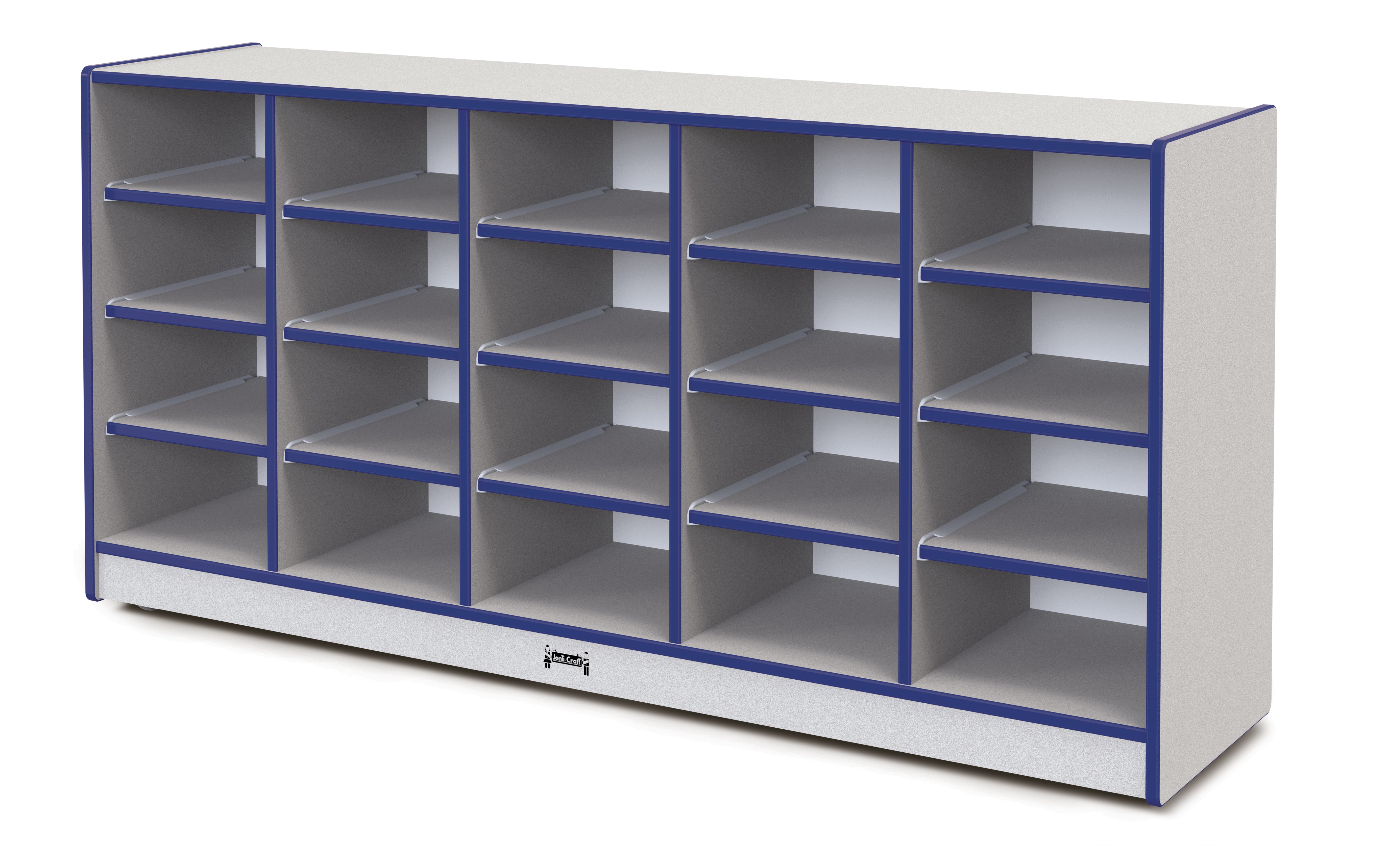 Rainbow Accents® 20 Tub Mobile Storage - without Tubs - Blue