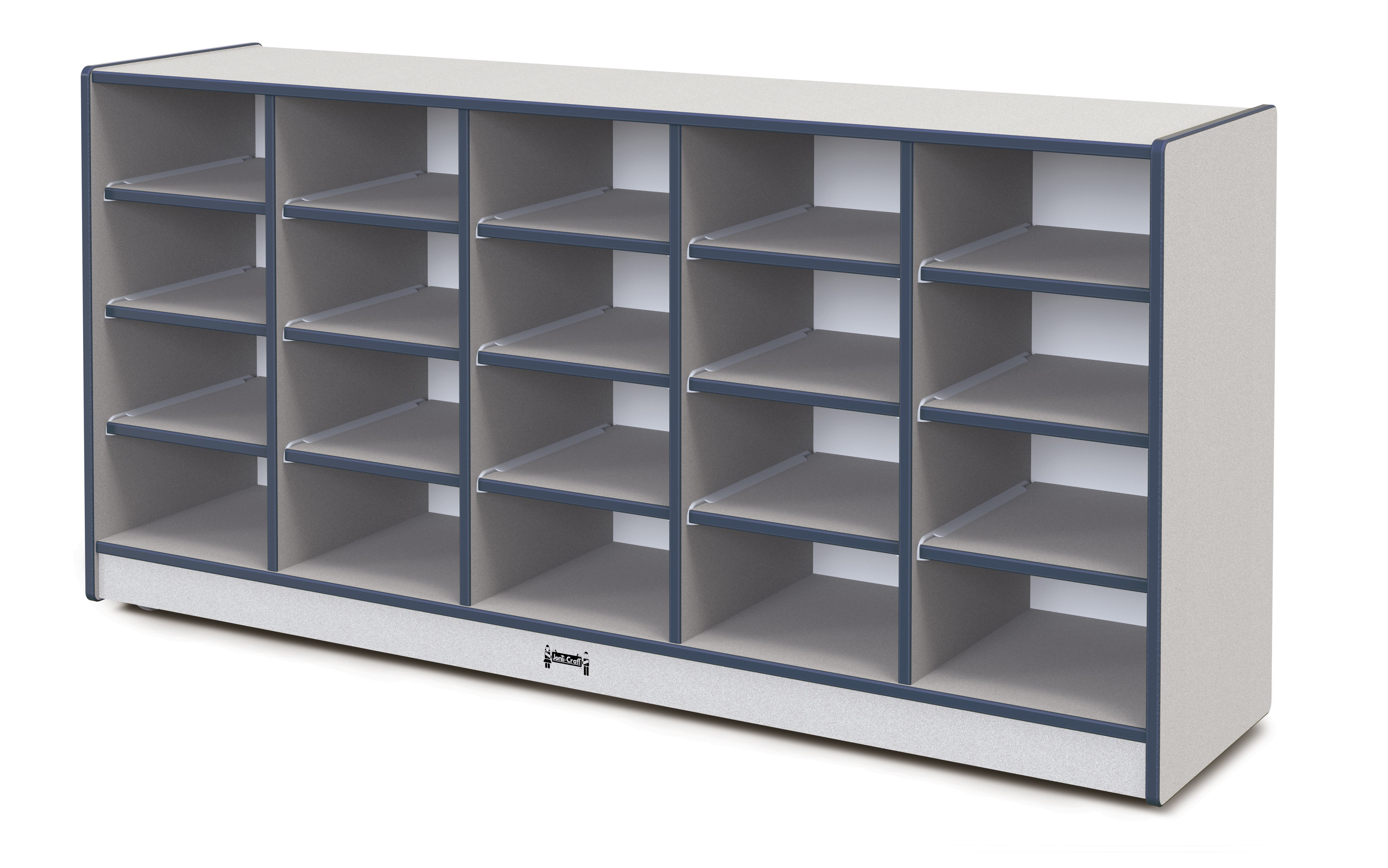 Rainbow Accents® 20 Tub Mobile Storage - with Tubs - Navy