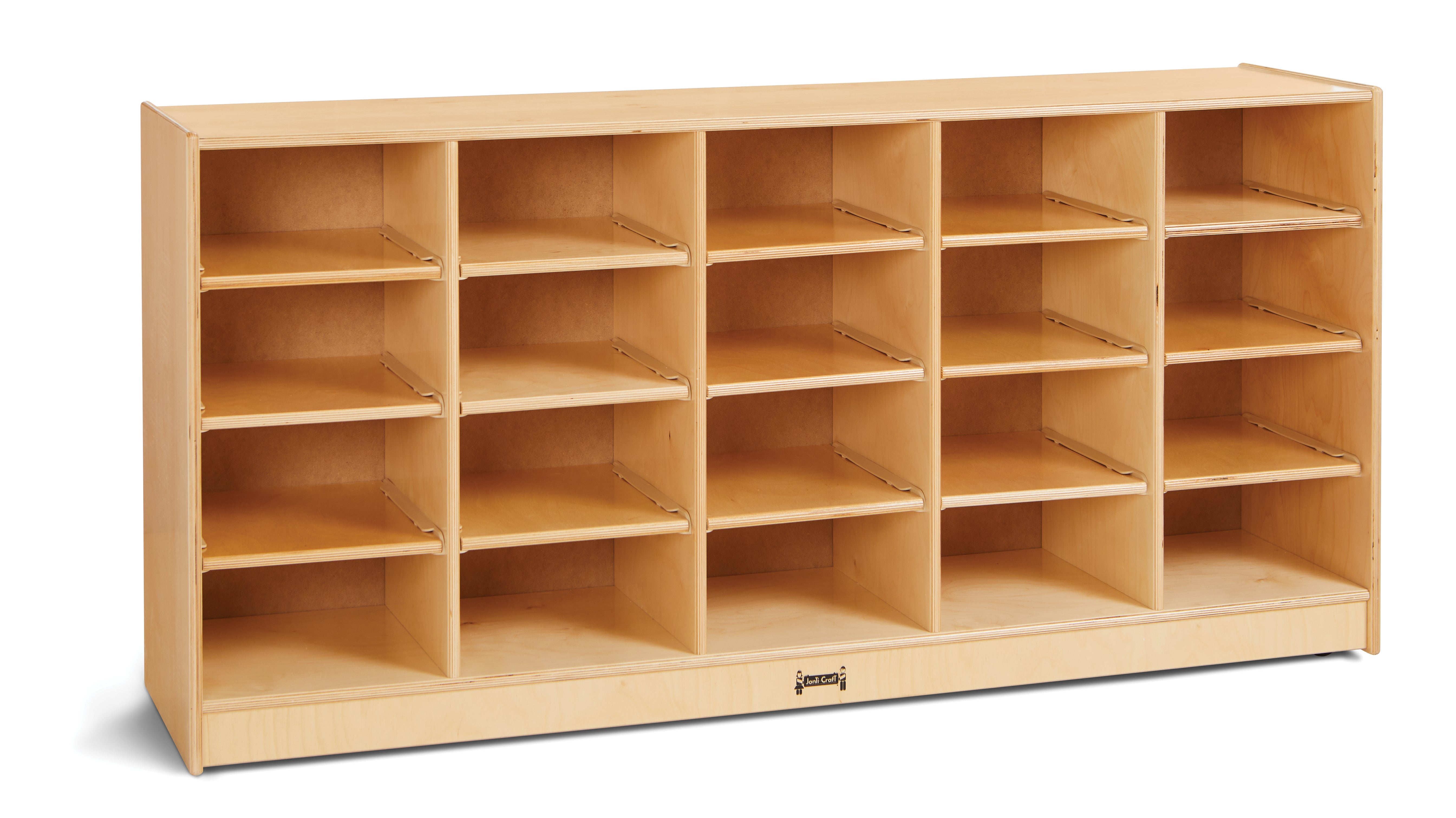 Jonti-Craft® 20 Tub Mobile Storage - with Clear Tubs