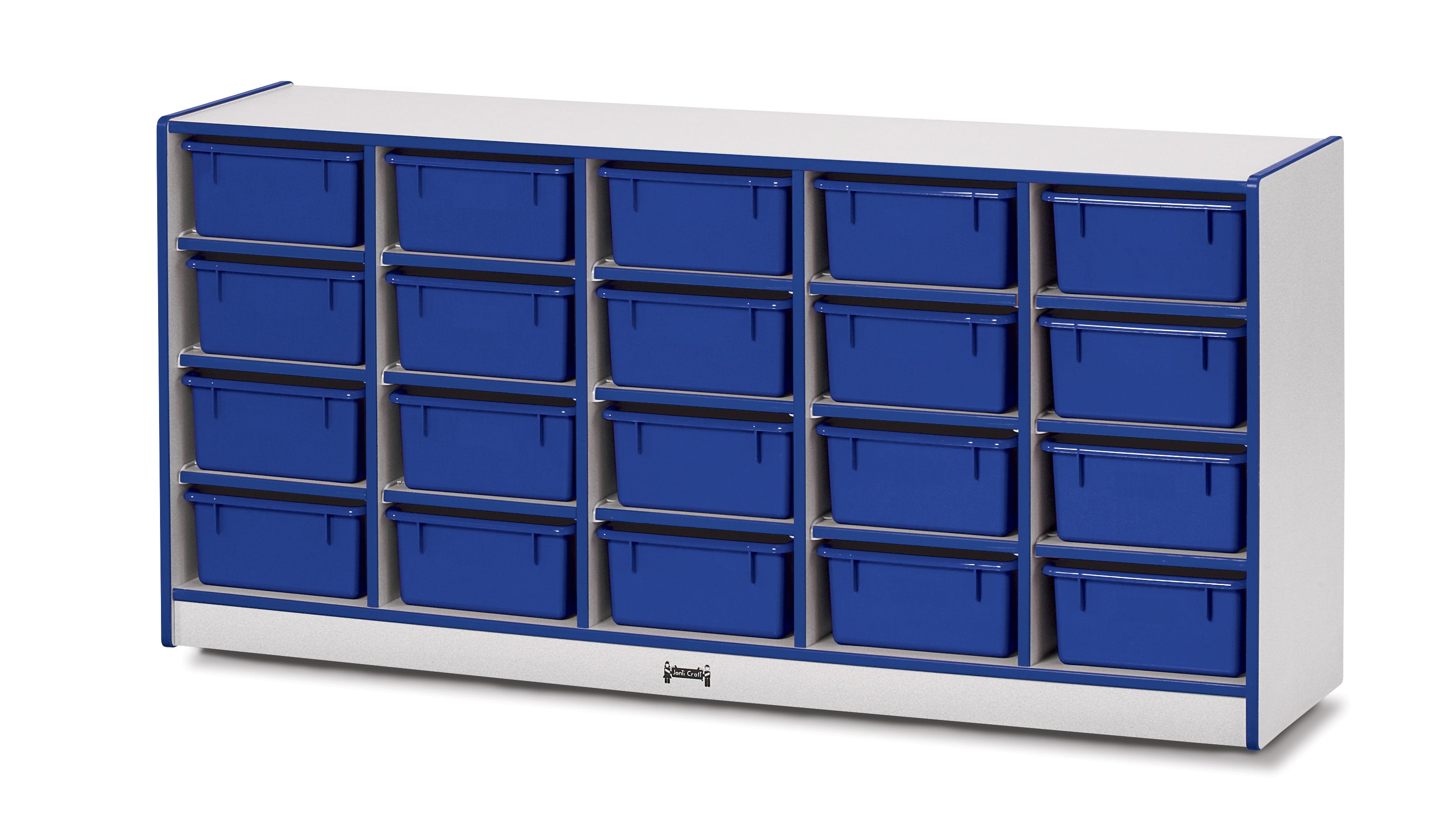 Rainbow Accents® 20 Tub Mobile Storage - without Tubs - Blue