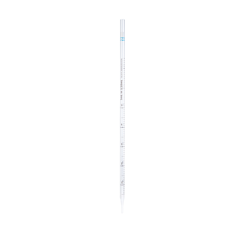 Serological Pipettes, Sterile, Individually Packed, 5 mL, Blue - 1 per pouch/100 pouches per Bag//4 Bags per Case