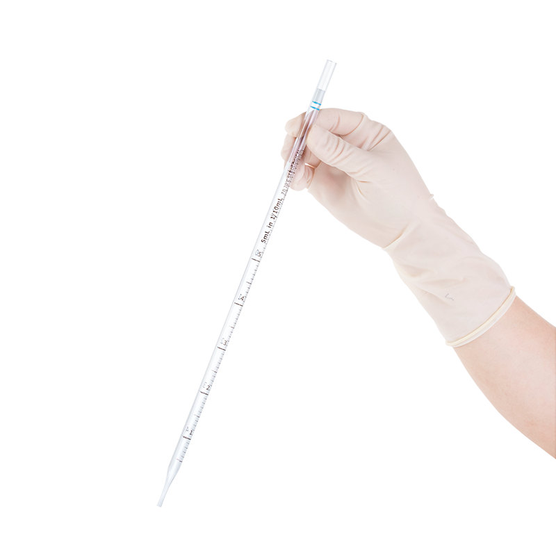 Serological Pipettes, Sterile, Individually Packed, 5 mL, Blue - 1 per pouch/100 pouches per Bag//4 Bags per Case