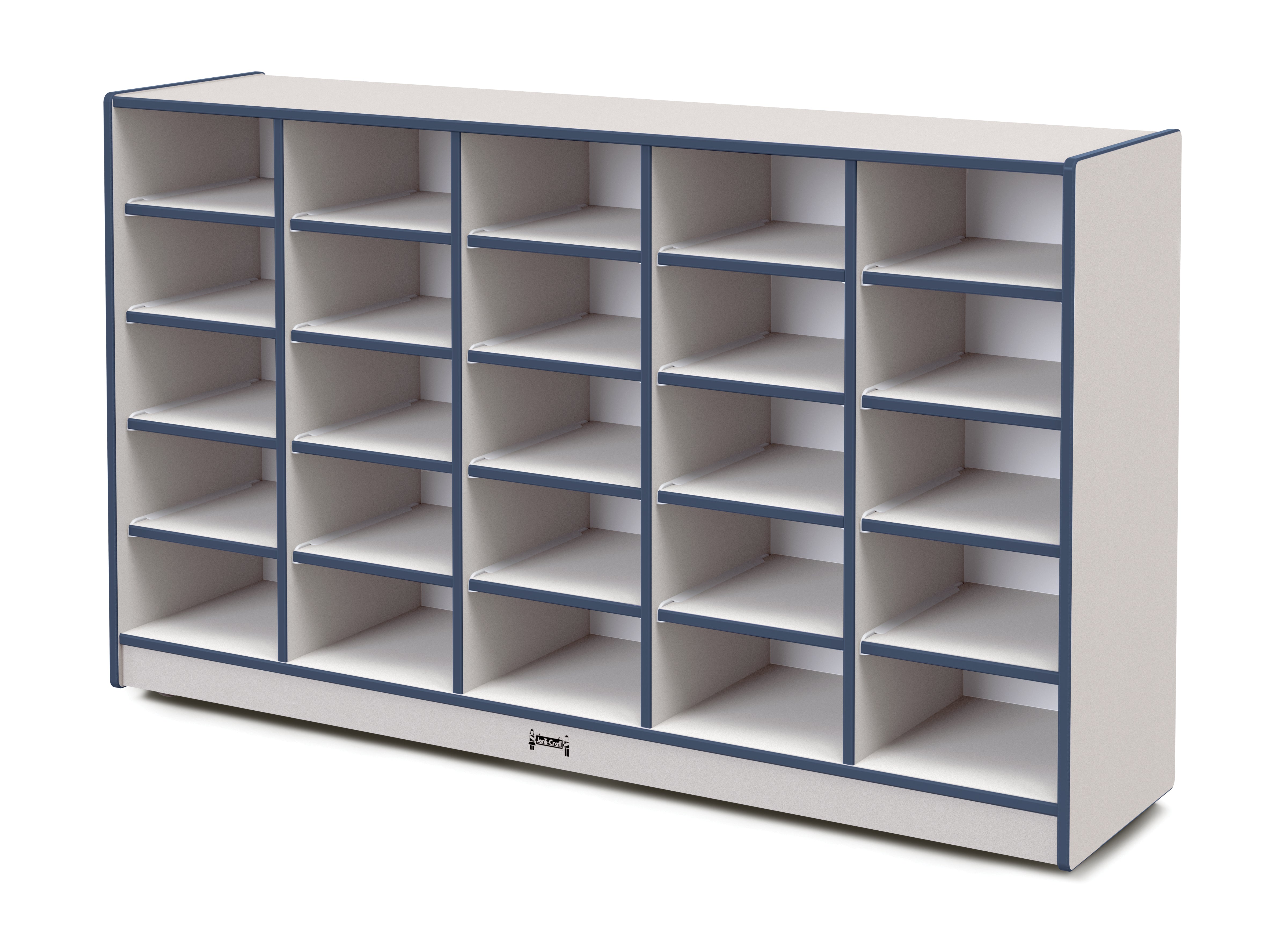 Rainbow Accents® 25 Tub Mobile Storage - with Tubs - Navy
