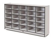 Rainbow Accents® 25 Tub Mobile Storage - without Tubs - Black