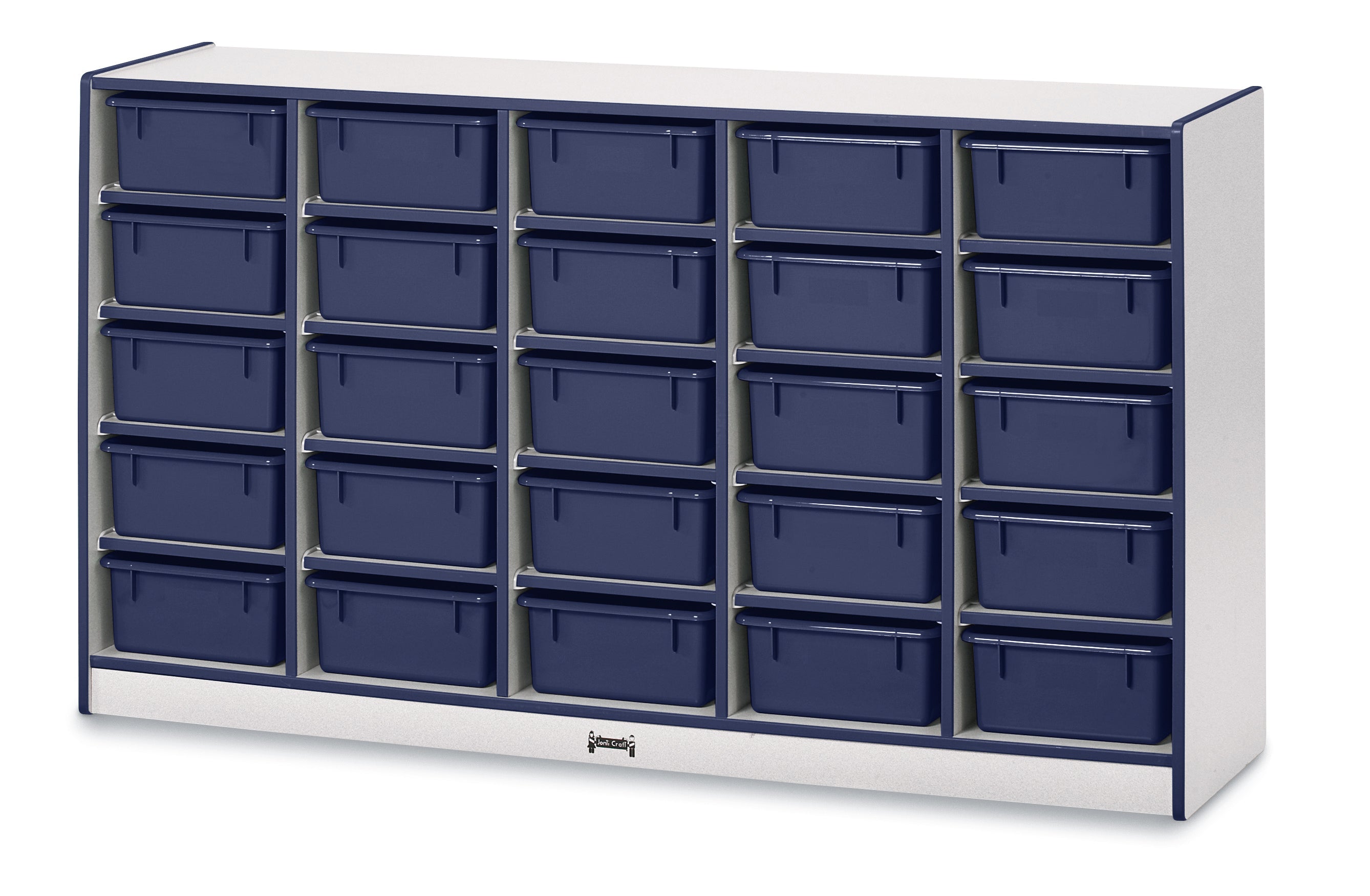 Rainbow Accents® 25 Tub Mobile Storage - without Tubs - Navy