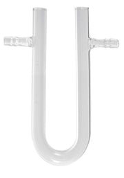 Drying Tube U with side arm 150mm length. Borosilicate Glass.