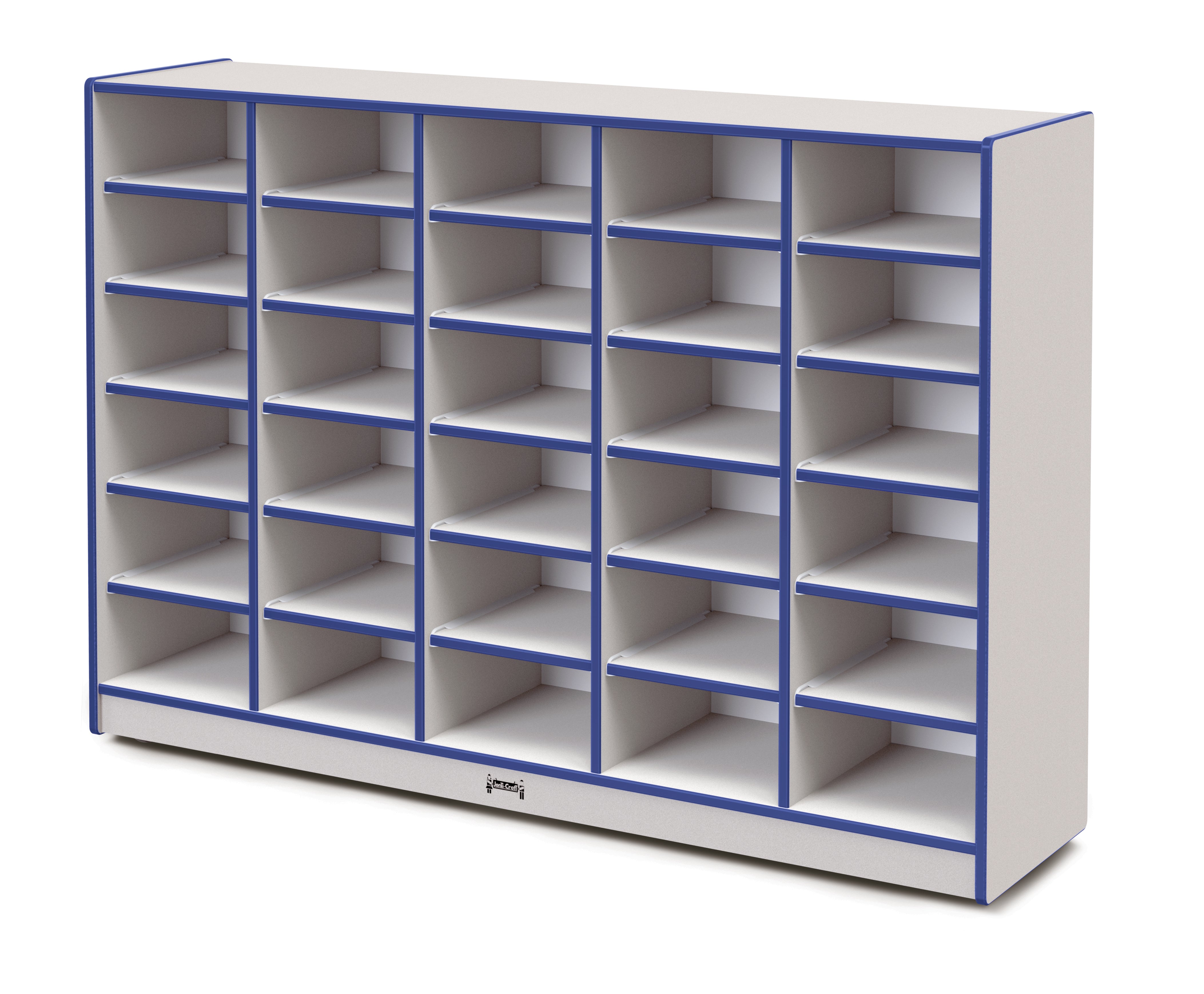 Rainbow Accents® 30 Tub Mobile Storage - with Tubs - Blue