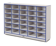 Rainbow Accents® 30 Tub Mobile Storage - without Tubs - Blue