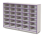 Rainbow Accents® 30 Tub Mobile Storage - without Tubs - Purple