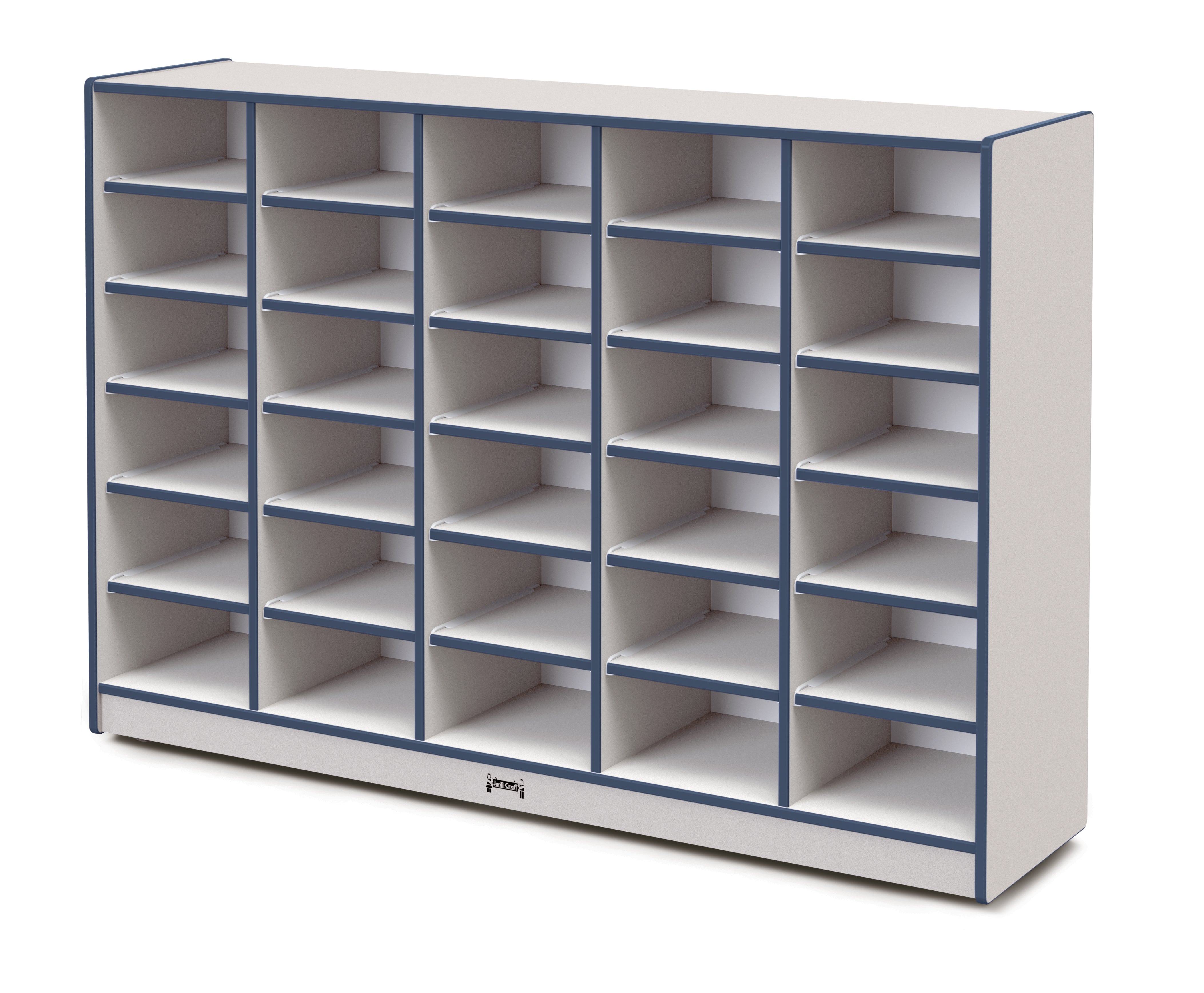 Rainbow Accents® 30 Tub Mobile Storage - without Tubs - Navy