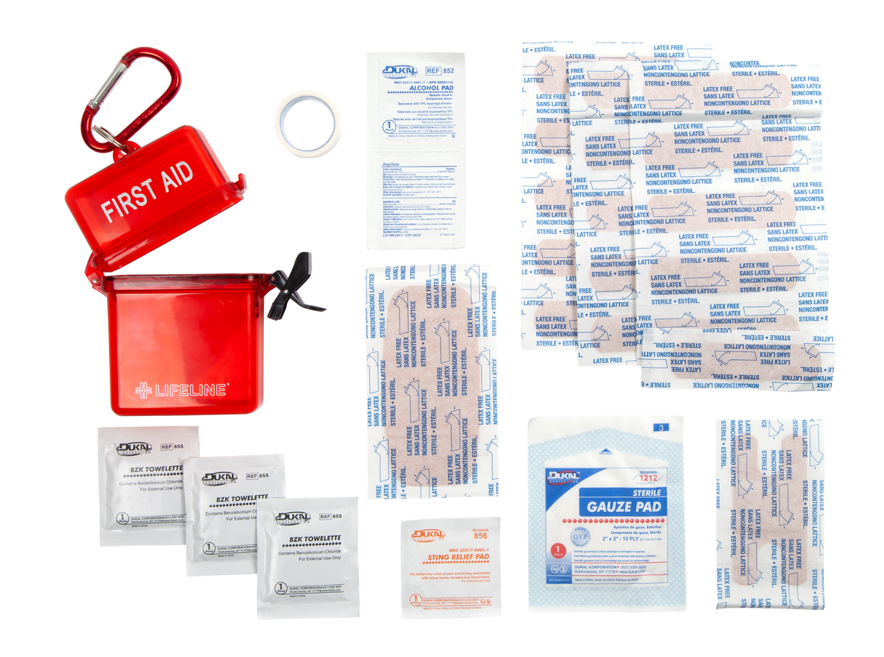 Weather Resistant First Aid Kit - 28 Piece