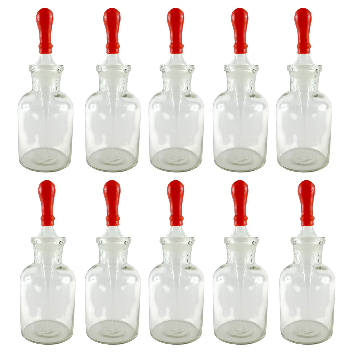 Bottle, Dropping, with Ground Glass Pipette, 60ml, Pack of 10