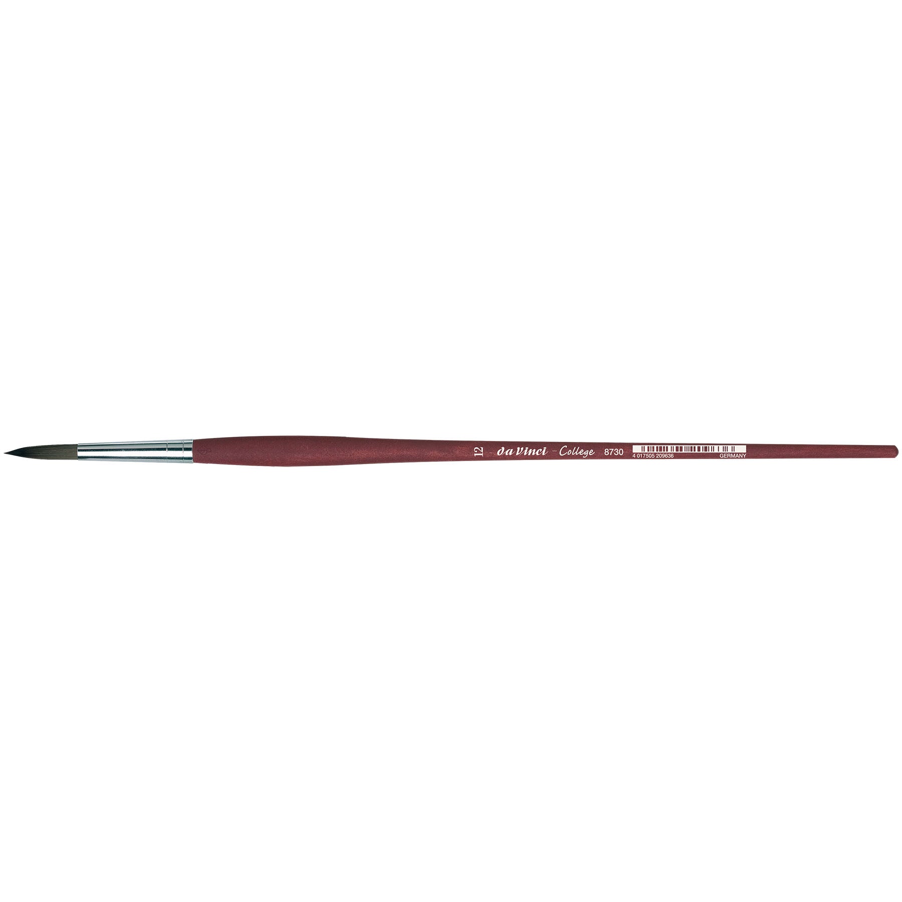 COLLEGE Student Brush, Synthetic, Acrylic & Oil, Round, Series 8730, Size 12
