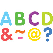 Colorful Classic 2" Magnetic Letters, 87 Pieces