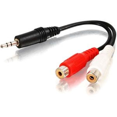 Value3.5Mm To 2 Rca Y Cable