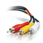 C2G 12ft Value Series Composite Video + Stereo Audio Cable, 40449
