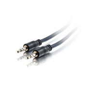 C2G 25ft 3.5mm Stereo Audio Cable with Low Profile Connectors M/M - Plenum CMP-Rated - Audio Cable - 25 Ft