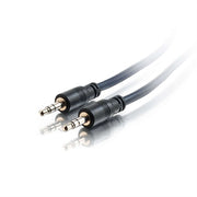 Cables to Go - C2G 40517 3.5mm Stereo Audio Cable with Low Profile Connectors M/M, Plenum CMP-Rated (35 Feet, 10.66 Meters)