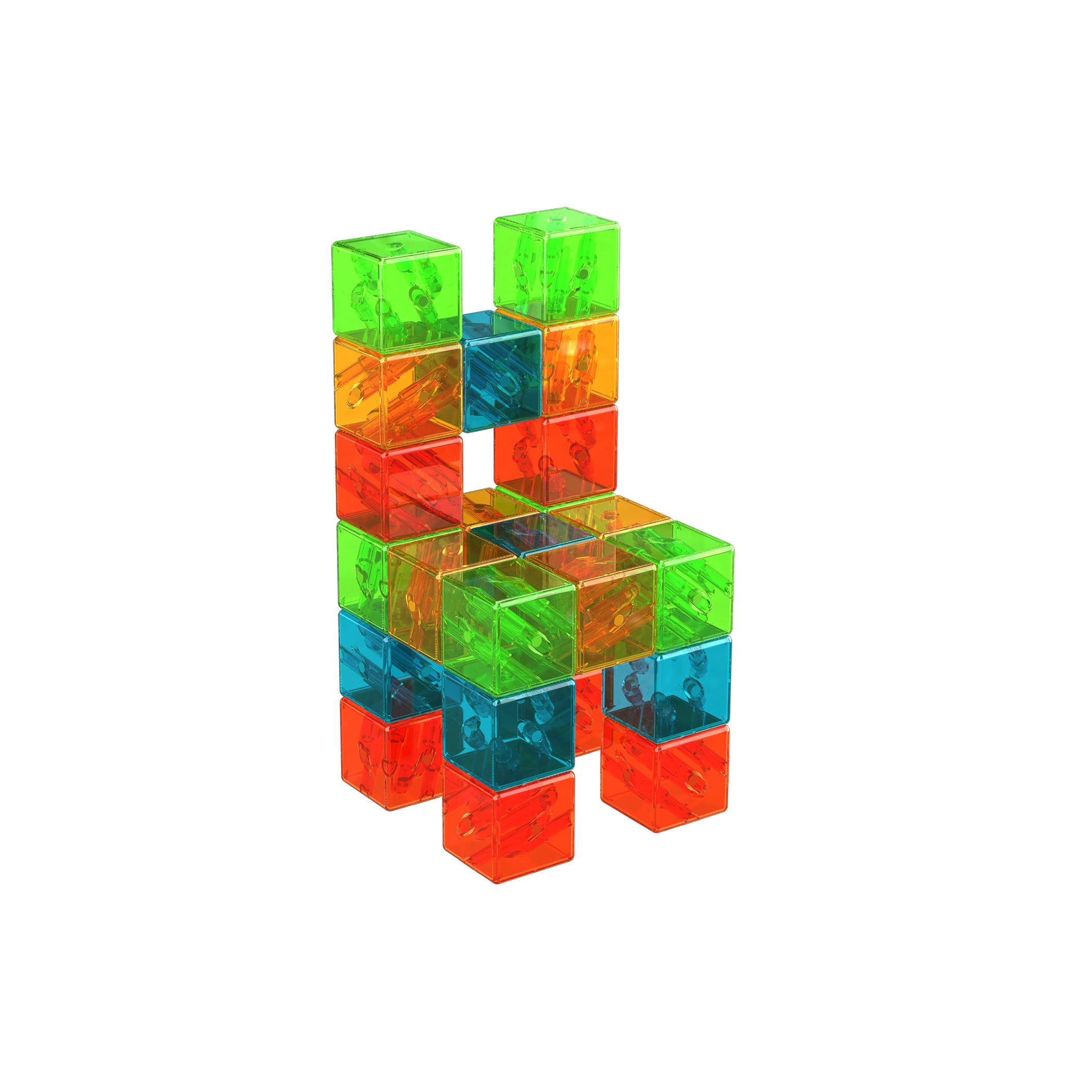 GEOMAG MAGNETIC BLOCKS GEMS 24PCS