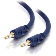 C2G 40619 Velocity 3.5mm M/M Mono Audio Cable, 3Ft, Blue