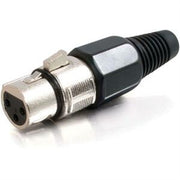 C2G/Cables to Go 40659 XLR In-line Female Connector (Black and Silver)