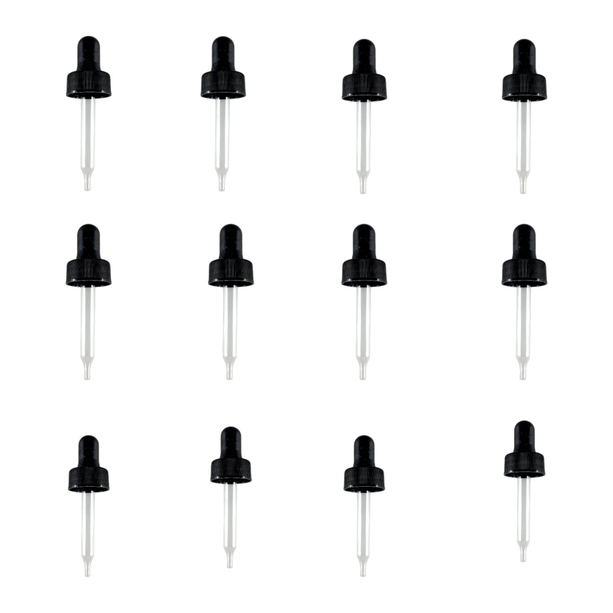 Dropper Cap, 1/2oz, 18/400 Neck Size, 7mm x 60mm, Pack of 12