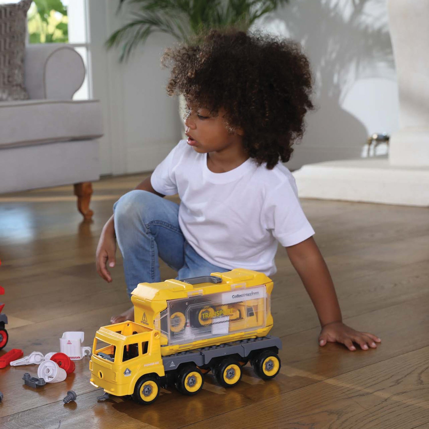 Builder's Job Mega Truck - Vehicle Toy for Kids, Hands-On Creative Play