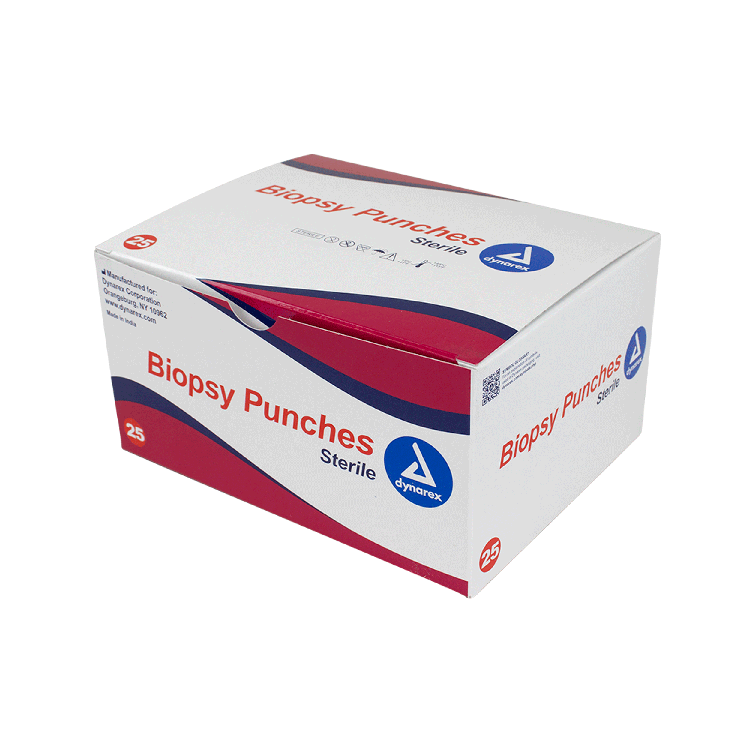 Biopsy Punches, 1.5 mm, White - 25 pcs per Box