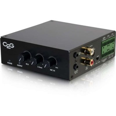 Legrand - C2G Audio Amplifier, Black Audio Component Amplifier, Plenum Rated, TAA Compliant Amp, 50W Amplifier, 1 Count, C2G 40880 - TAA Compliant