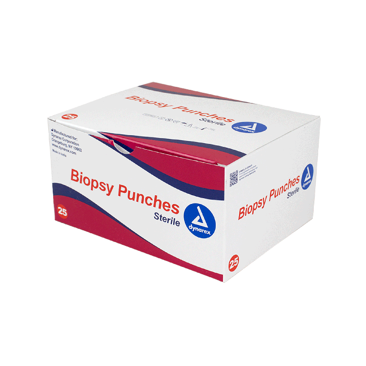 Biopsy Punches, 2.5 mm, Green - 25 pcs per Box