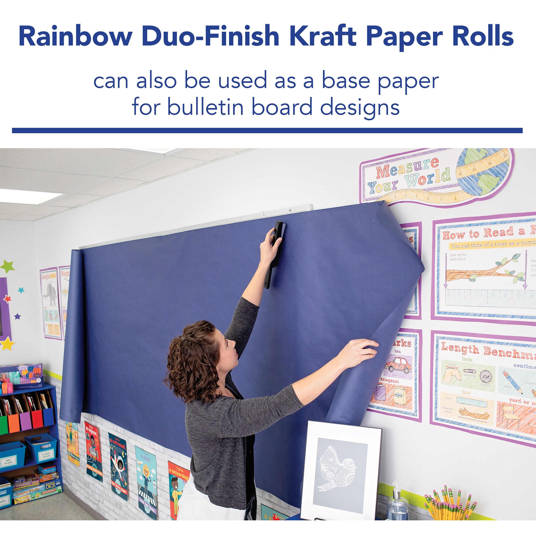 Colored Kraft Duo-Finish® Paper, Canary, 36" x 1000', 1 Roll