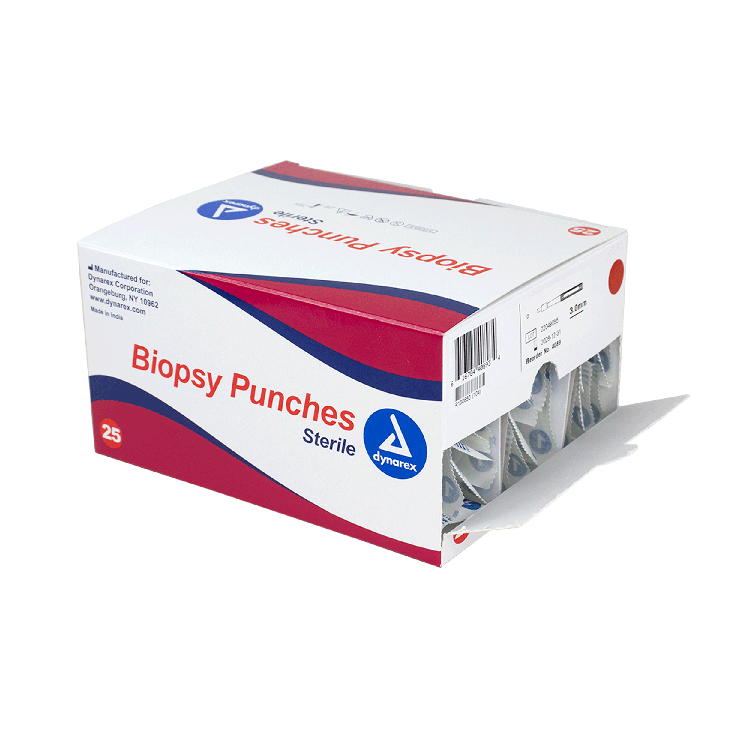 Biopsy Punches, 3.0 mm, Gray - 25 pcs per Box
