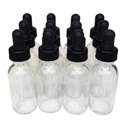 Bottle Clear 1oz Round 20/400 with Dropper Assembly. Pack 12.