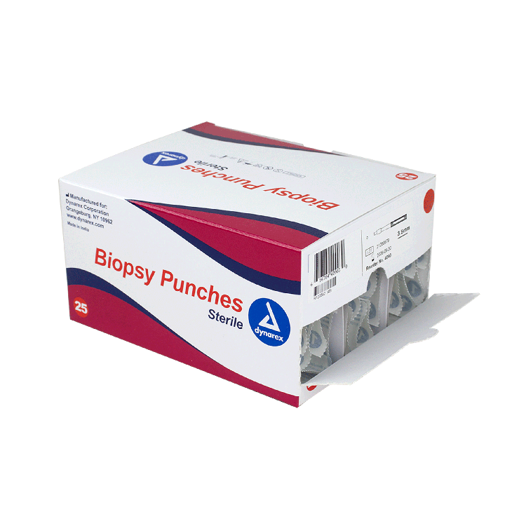 Biopsy Punches, 3.5 mm, Yellow - 25 pcs per Box