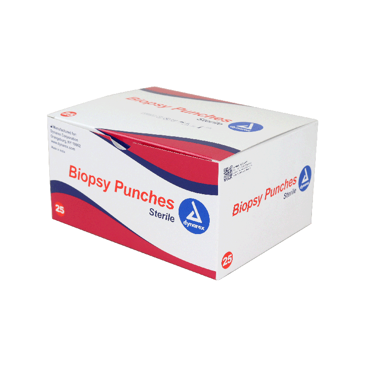 Biopsy Punches, 4.0 mm, Blue - 25 pcs per Box