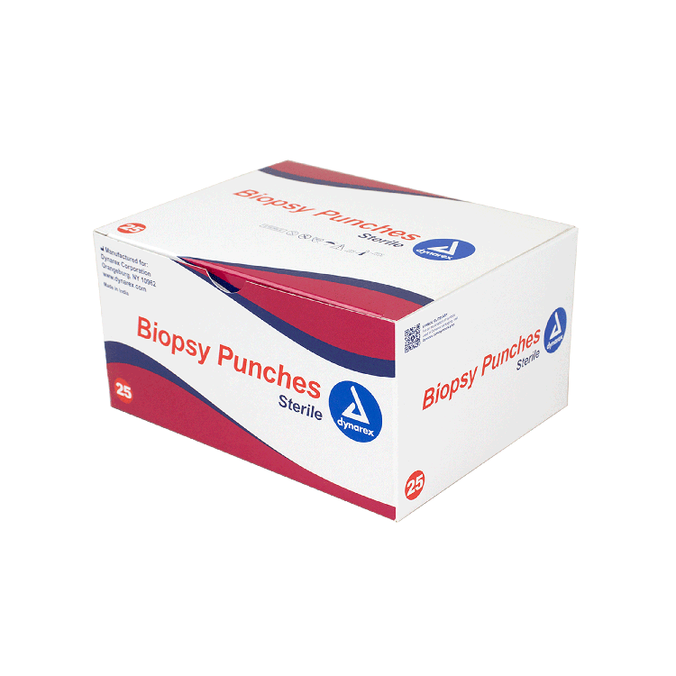 Biopsy Punches, 5.0 mm, Pink - 25 pcs per Box