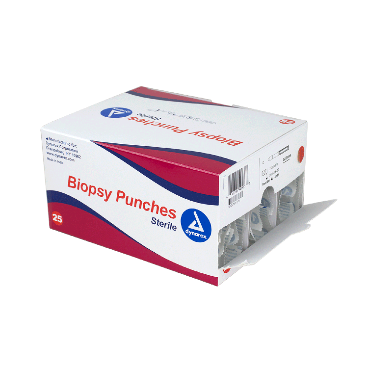 Biopsy Punches, 5.0 mm, Pink - 25 pcs per Box