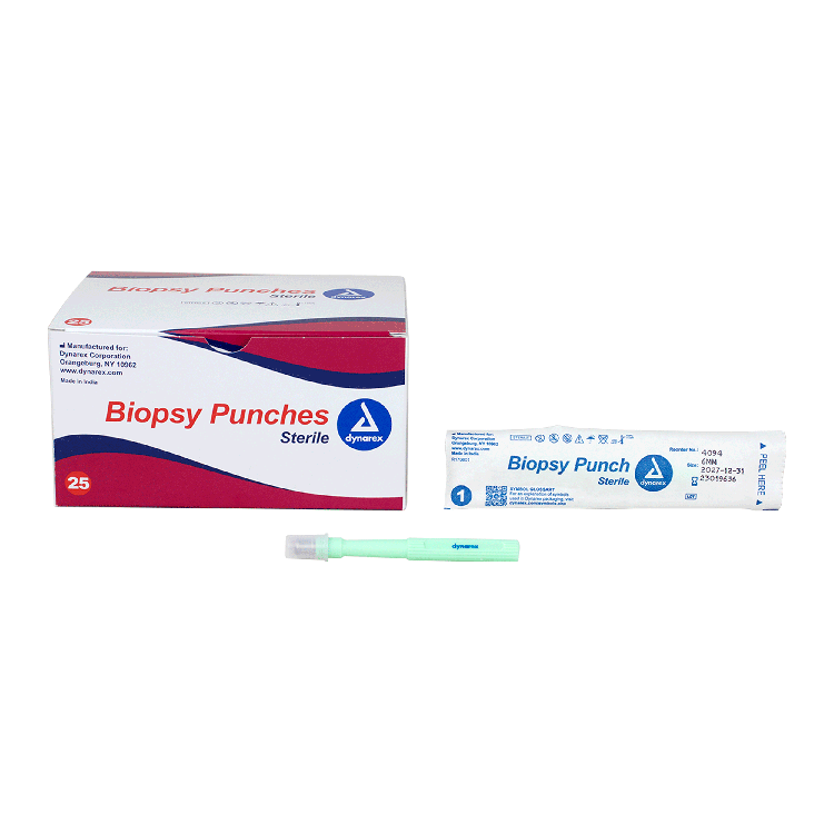 Biopsy Punches, 6.0 mm, Light Green - 25 pcs per Box