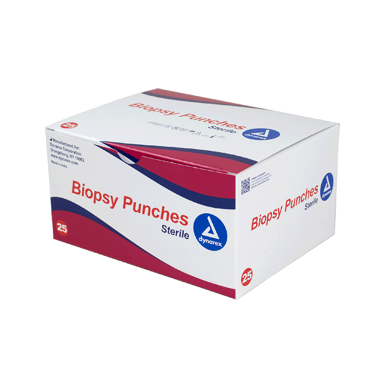 Biopsy Punches, 8.0 mm, Purple - 25 pcs per Box