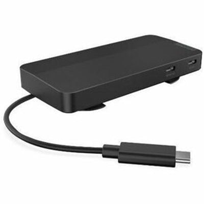 Lenovo - USB-C Dual Display Travel Dock with Adapter