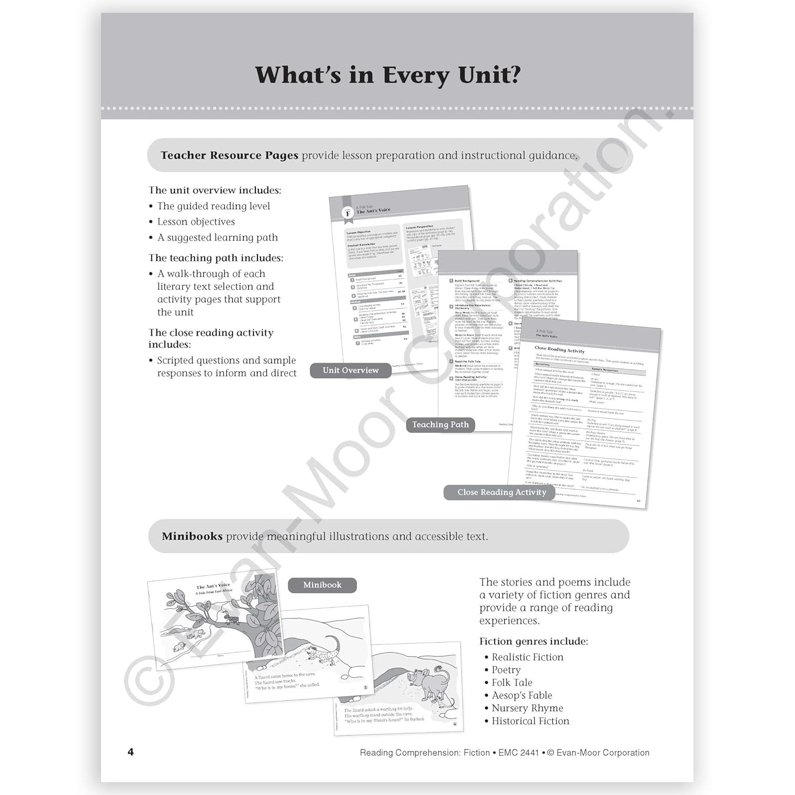 Reading Comprehension: Fiction, Grade 1