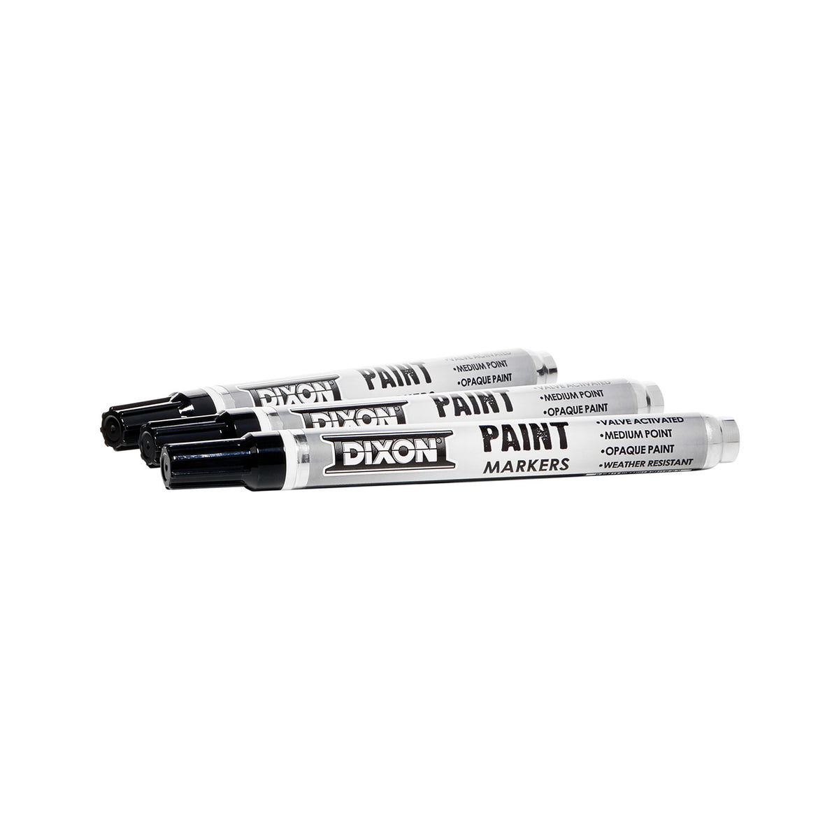 PAINT MARKERS MED TIP 12CT BLACK