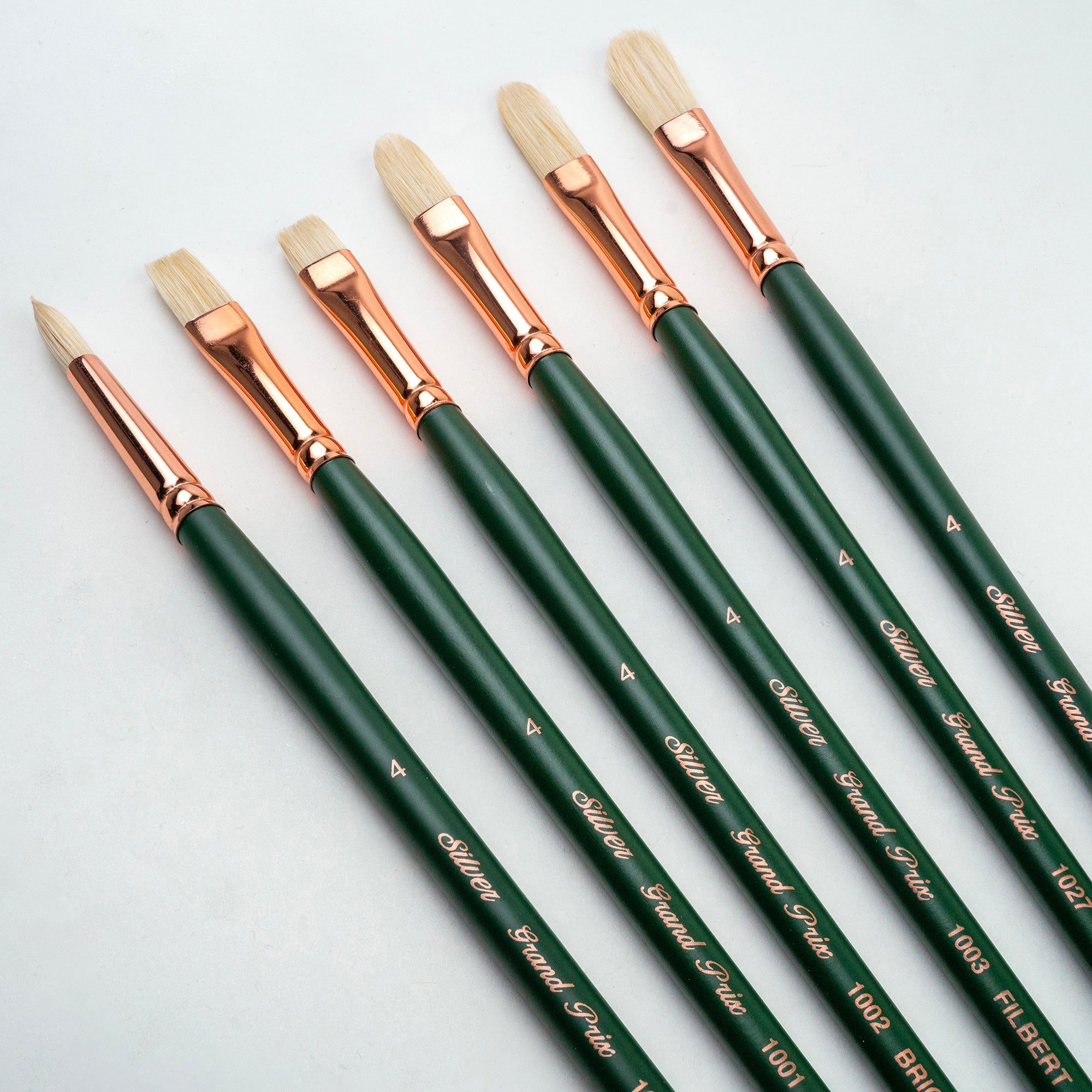 Grand Prix Size 4 Variety Set, 6 Brushes