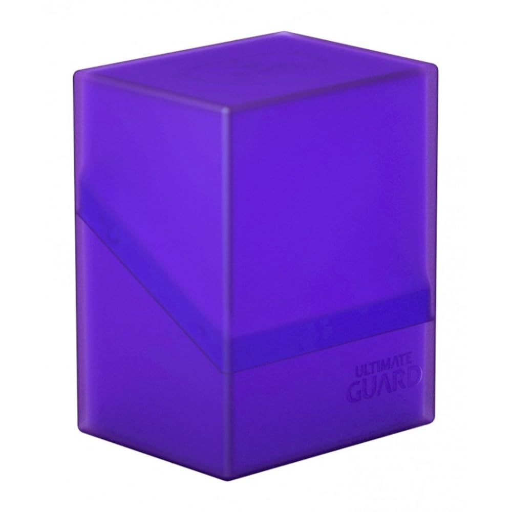 Ultimate Guard Boulder 80+ Classic, Deck Case for 80 Double-Sleeved TCG Cards, Amethyst, Secure & Durable Storage for Trading Card Games, Soft-Touch Finish