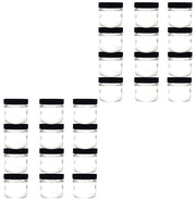Specimen Jar, Flint Glass, 2oz, with Foam-Lined Cap, 53/400 Neck Size, Pack of 24